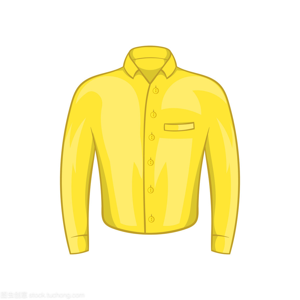 活力多彩的卡通黃種人襯衫圖標 鞋帽配飾的時尚演繹